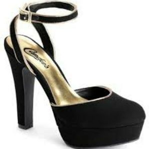 Candie's Velvet Platform High Heels